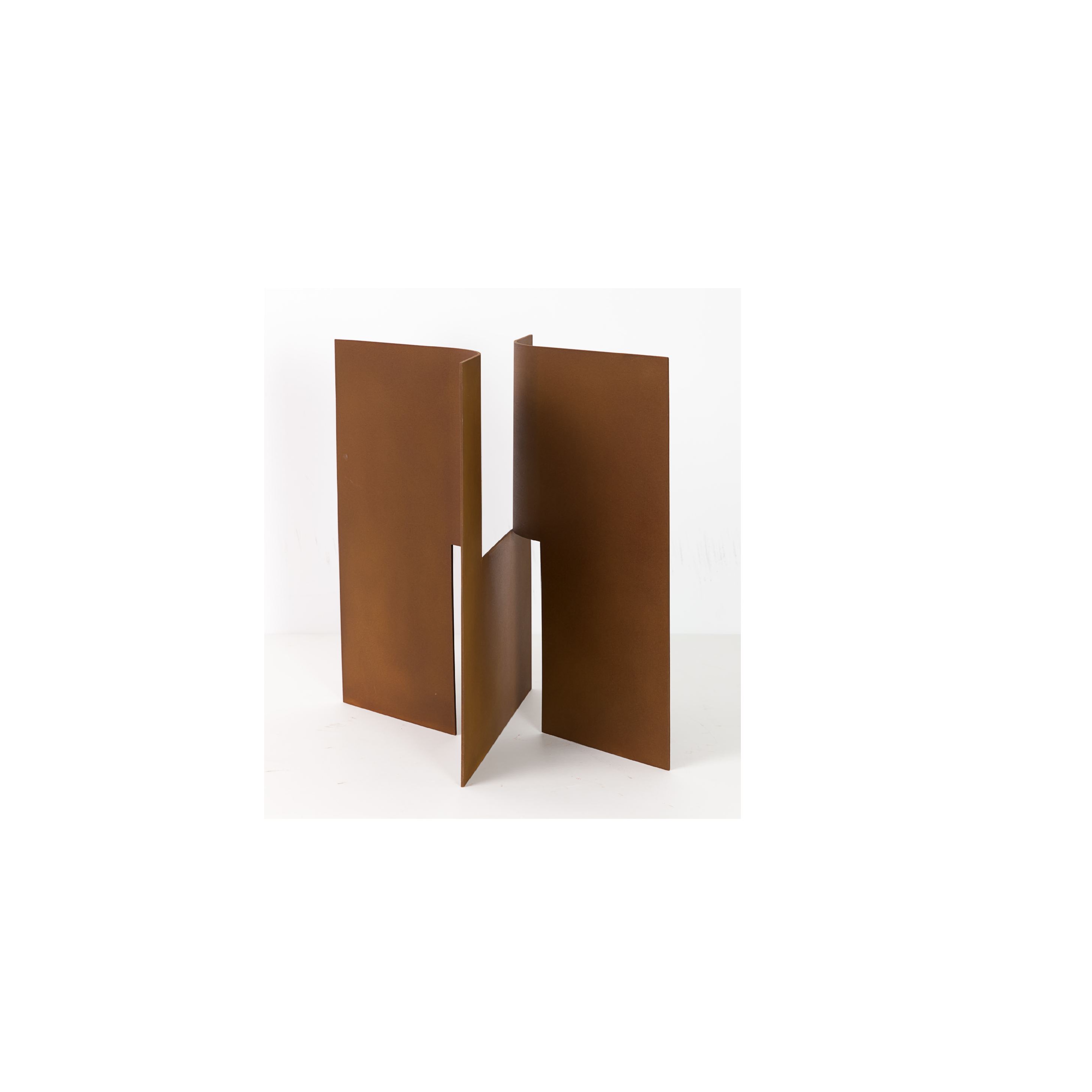 Topologías 2, 2018. Corten steel. 40 x 36,5 x 24 cm.