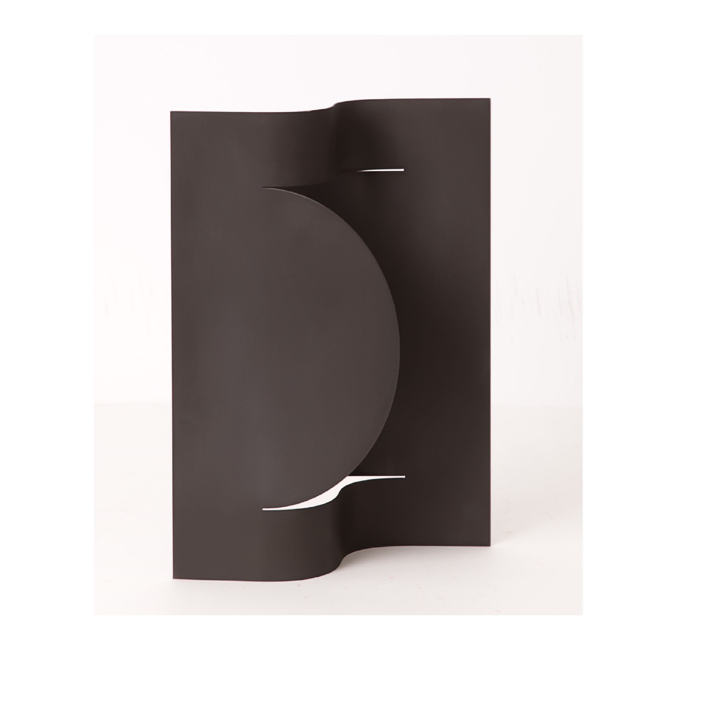 Inflexión z1, 2018. Oxidised Zinc. 35 x 27 x 12 cm.