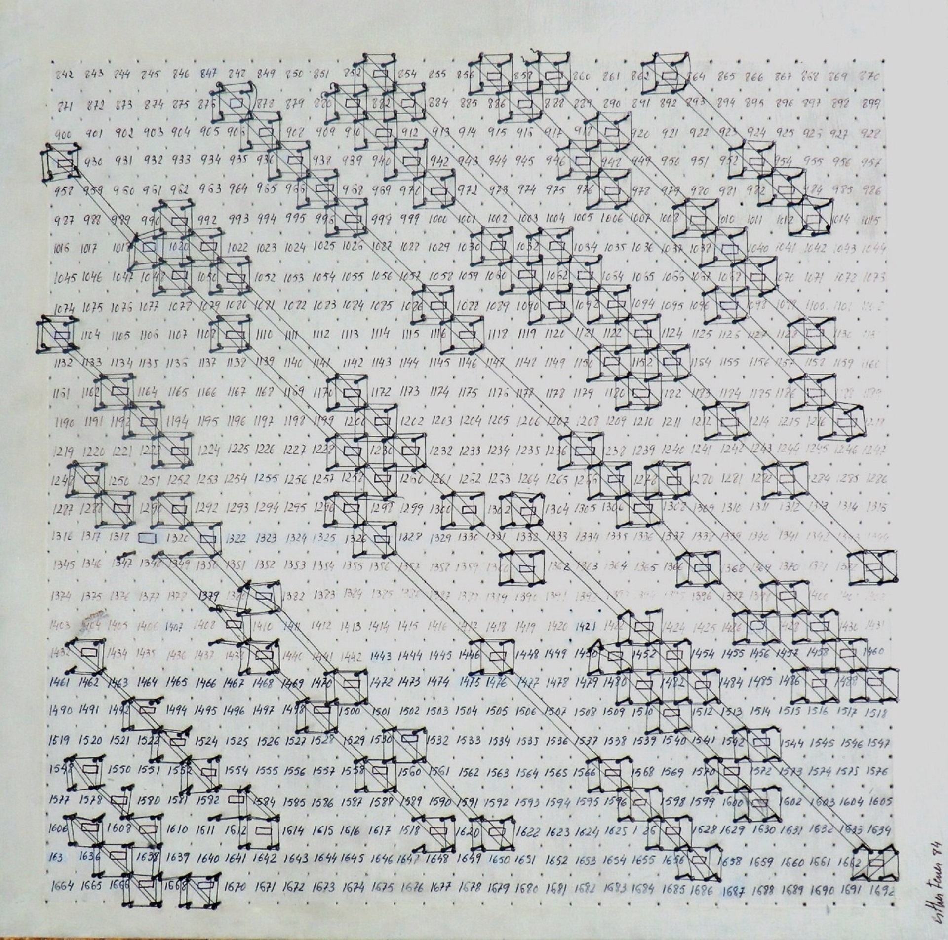 Ferrer Esther - Poema de los números primos, 1984