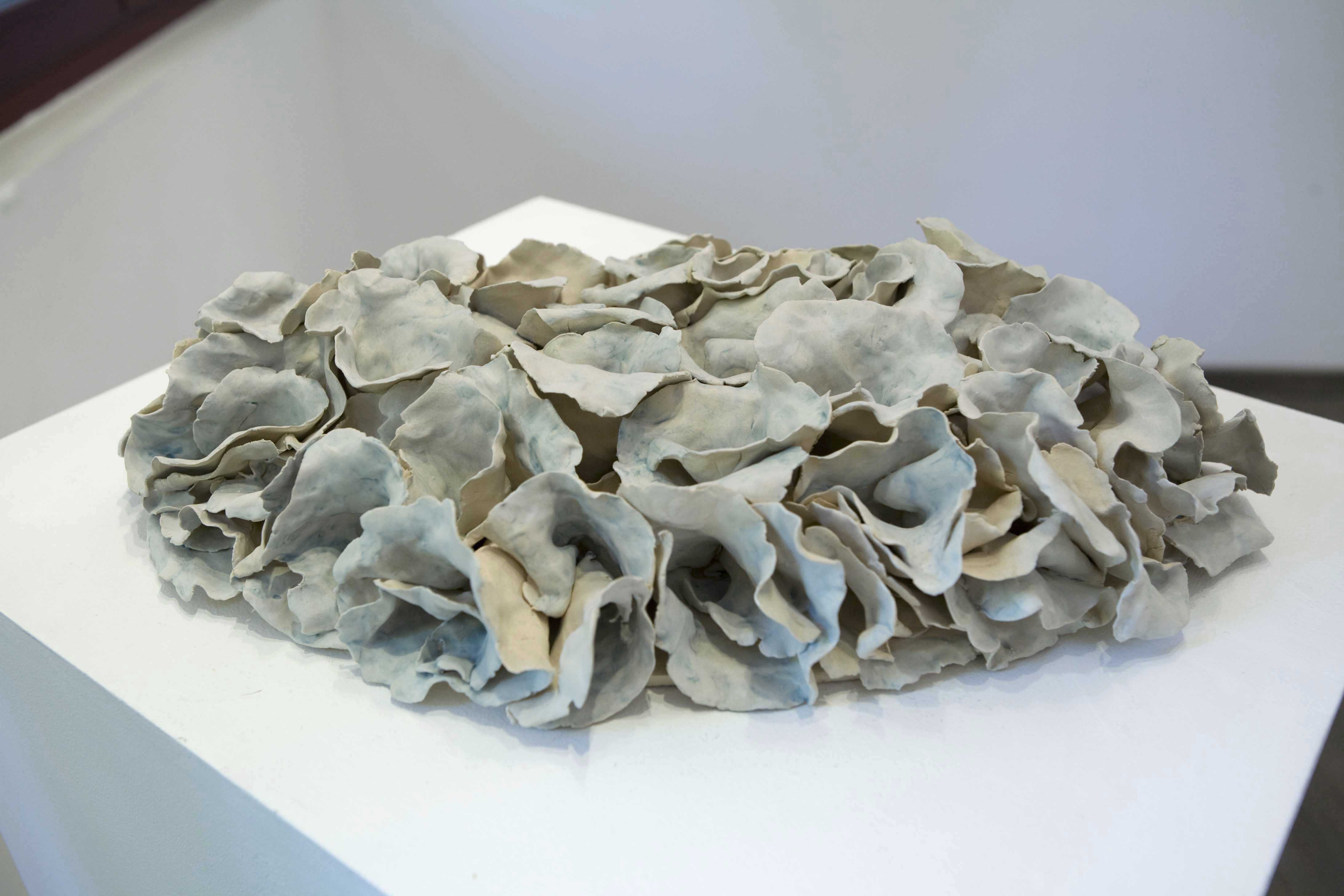 Vanitas Series, 2017. Unique piece.
Ceramic technique (stoneware, porcelain, pigment). 25 x 50 x 30 cm