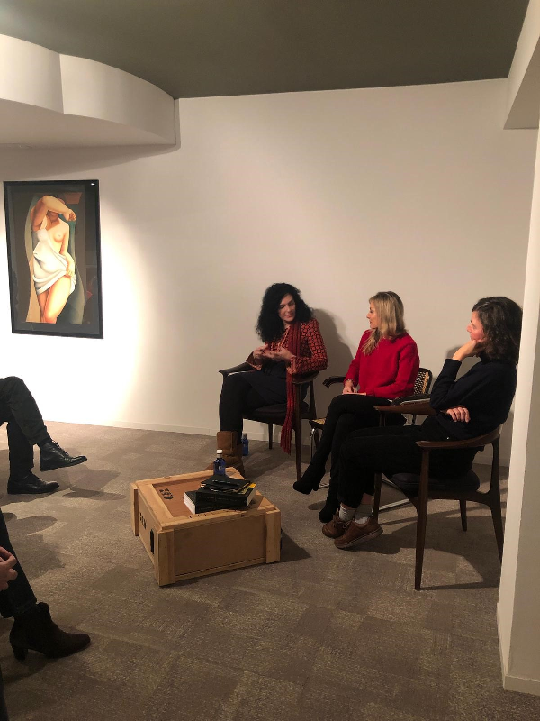 Colloquium with María Gimeno, Susana Blas and Marisa de Lempicka.