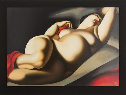 "La Belle Rafaela", 1927. Serigraphy, 1991. 78 x 103 cm.