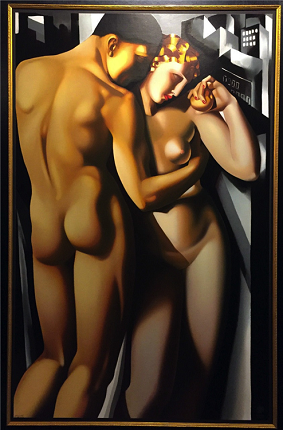 "Adam and Eve", 1931. Year of creation of the serigraphy: 1991. 123,4 x 81,3 cm.