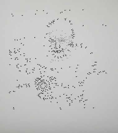"Angela Fernandez, Mom, October 2, 1925" from the series "Join the dots to find the root," 2019. 110 x 90 cm, digital print on fine art paper. Edition 1/3 + AP