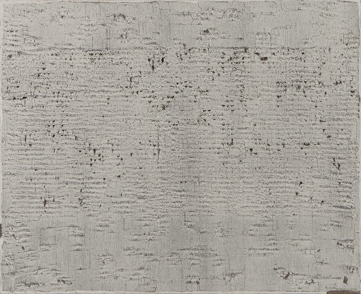 "Cambrian II", 2017, oil and pigment on canvas, 81 x 100 cm.