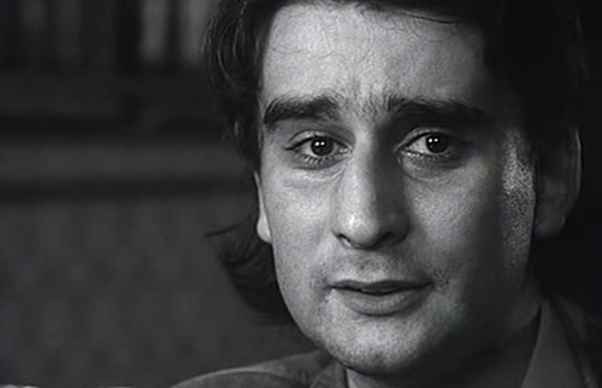 Fotograma de Leopoldo María Panero, en "El Desencanto" de Jaime Chavarri, 1976.