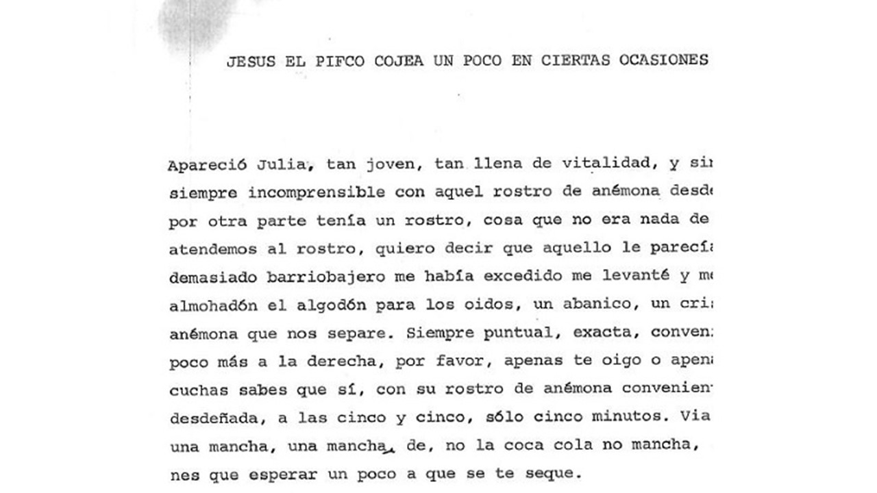 "Jesús el Pifco cojea un poco en ciertas ocasiones".