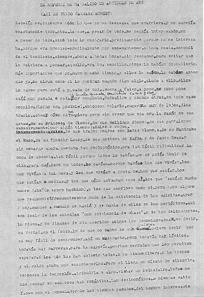 "De repente me ha salido un artículo". Documento original.