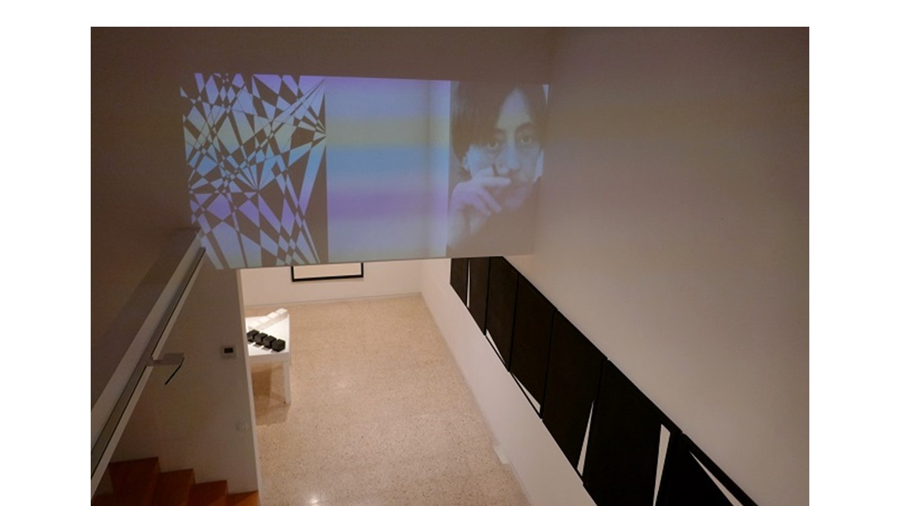 Installation view. Elena Asins' exhibition "Horizons" at Freijo Gallery , 2020.