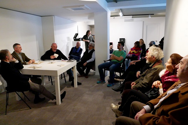 Presentation of the book "The Notational Shift". José Iges, Manuel Olveira and Fernando Castro.