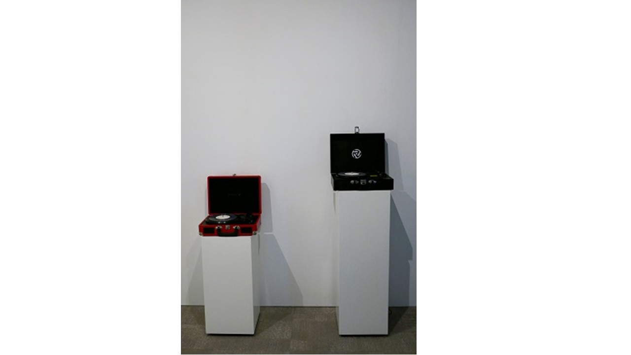 Installation view.