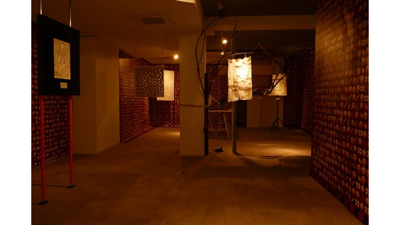 Vista de la exposición "Arquetipos para una nueva mitología pagana" en Galería Freijo.