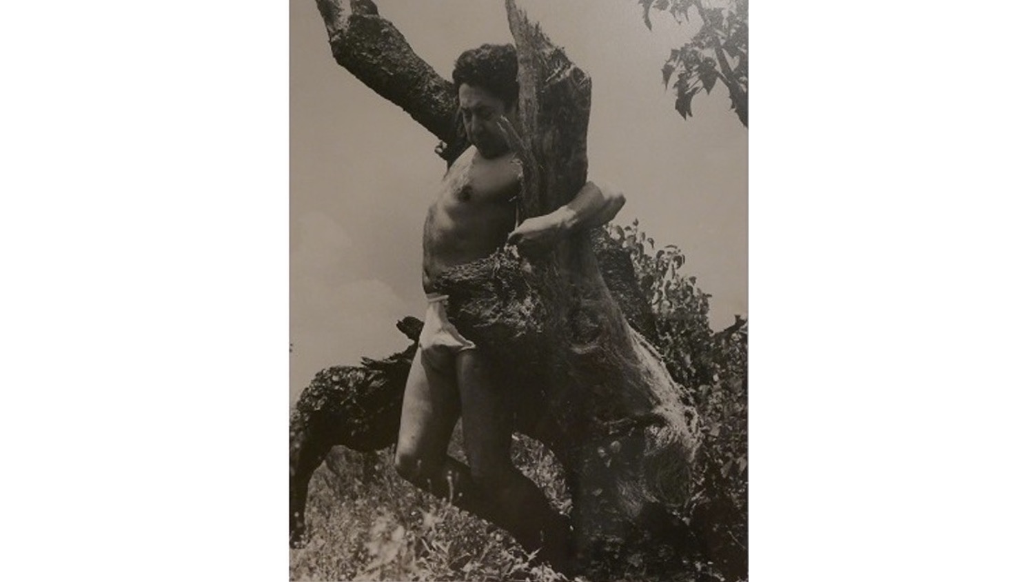 Leo Matiz. Fotógrafo colombiano nacido en Aracataca. "Foto Controversia Siqueiros-Matiz Plagio". México, ca. 1946. Gelatina de plata. 30 x 24 cm