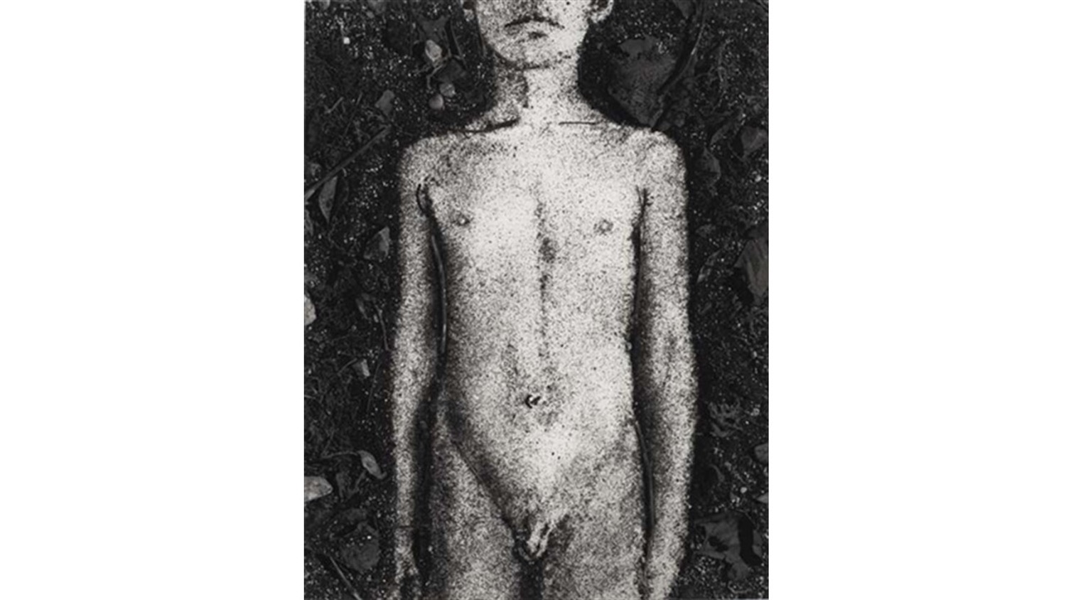 Vik Muniz. Brazilian artist represented by Galería Elba Benítez. "Youth (Gaspar)", 1998. Silver gelatin print. Ed. 4/5. 132 x 104 cm