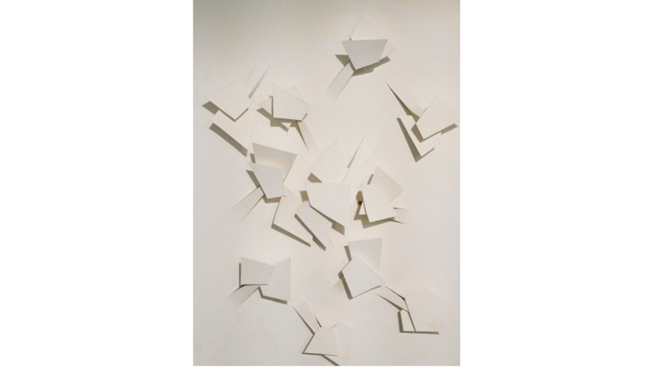 Arthur Luiz Piza. "S/T", 1998. Obra tridimensional.  75 x 57 cm
