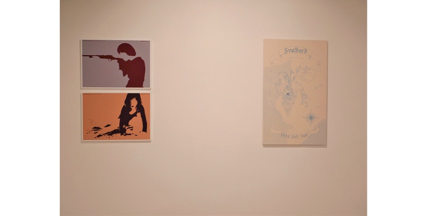 View of the exhibition "The personal is political, art made by Latin American women".