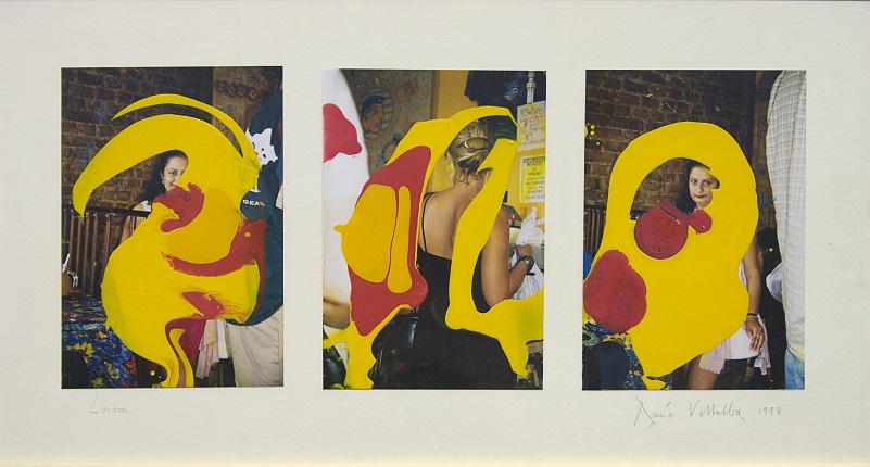 "Basic document", London, 1998. Mixed media. 40 x 74 cm.