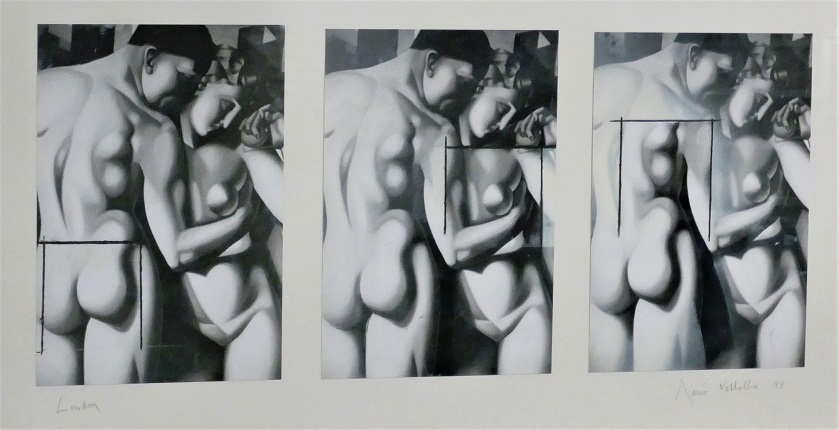 London, 1998. Mixed media. 41 x 75 cm