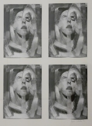"Basic document", 1976. Mixed media. 68 x 53,5 cm