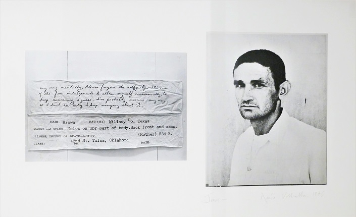 "Jones [Basic document]", 1975. Mixed media. 40,5 x 64,5 cm.