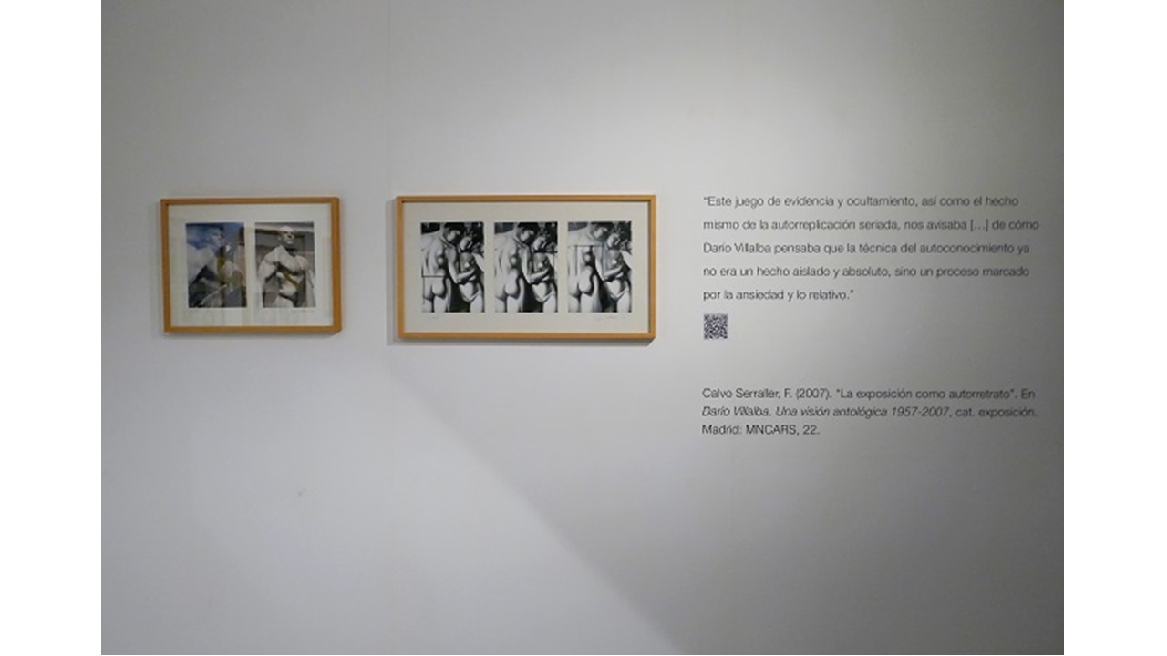 Vista de la exposición "Tangible e intangible" de Darío Villalba en Galería Freijo 2021.