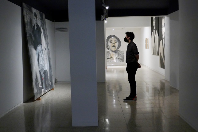 Installation view.