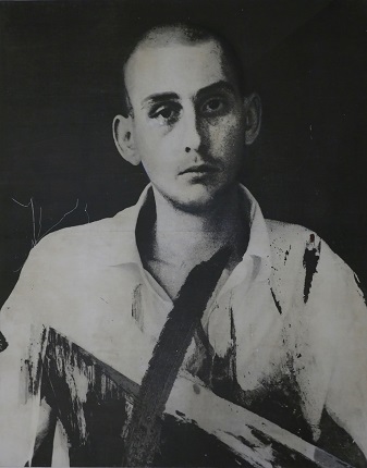 "El místico", 1974. Mixed media on photolinen canvas. 250 x 200 cm.