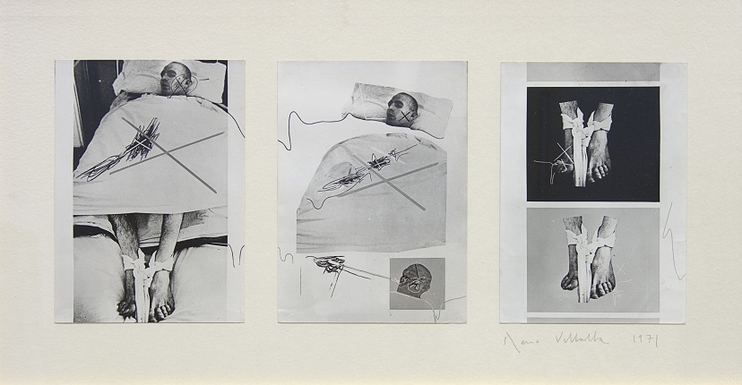 "Documento básico", 1971. Fotografía procesada en blanco y negro. 39 x 72 cm.