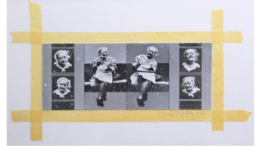 Darío Villalba. "Documento básico", 1975. Técnica mixta. 21,5 x 32 cm.