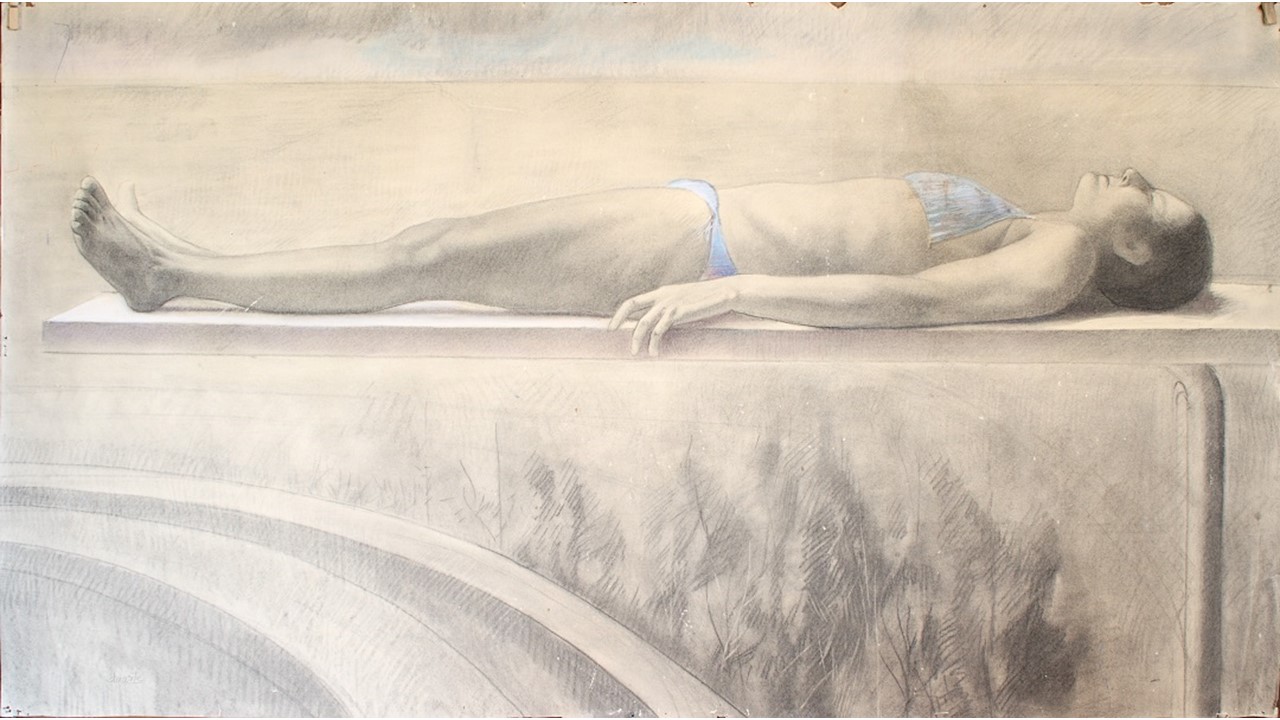 S/T. 1980. Dibujo a lápiz / papel. 90 x 120 cm.