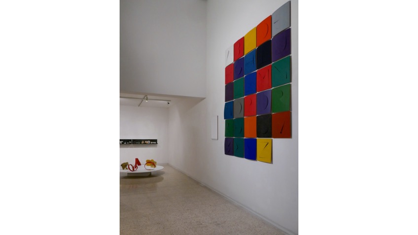 Installation view  of the exhibition "Juan Cuenca, A Story of Many Dimensions" at Freijo Gallery, 2022.