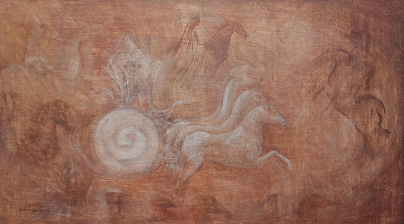 Leonora Carrington. ca. 1950. Oil painting.