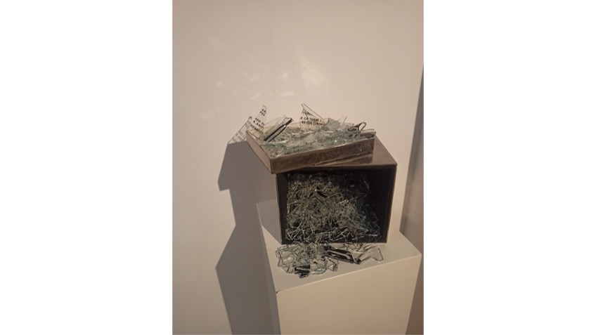 Rocio Garriga. "Butterfly bomb IV". 2018. 19 x 29 x 19 cm
