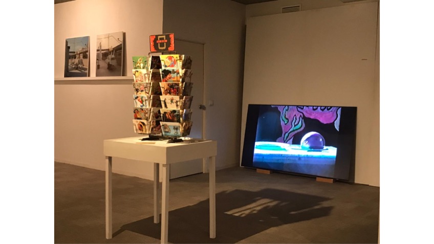 Installation view.