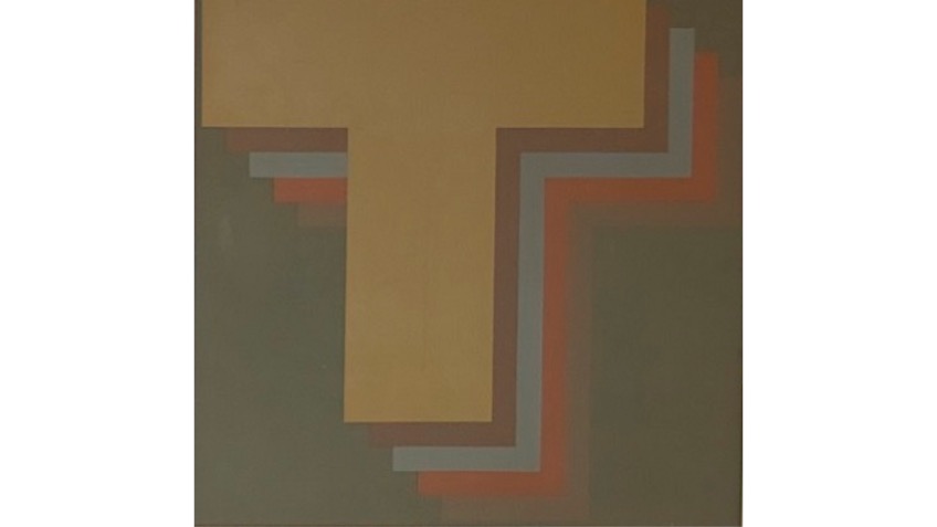 "Negation 35", 1973. 100 x 100 cm.