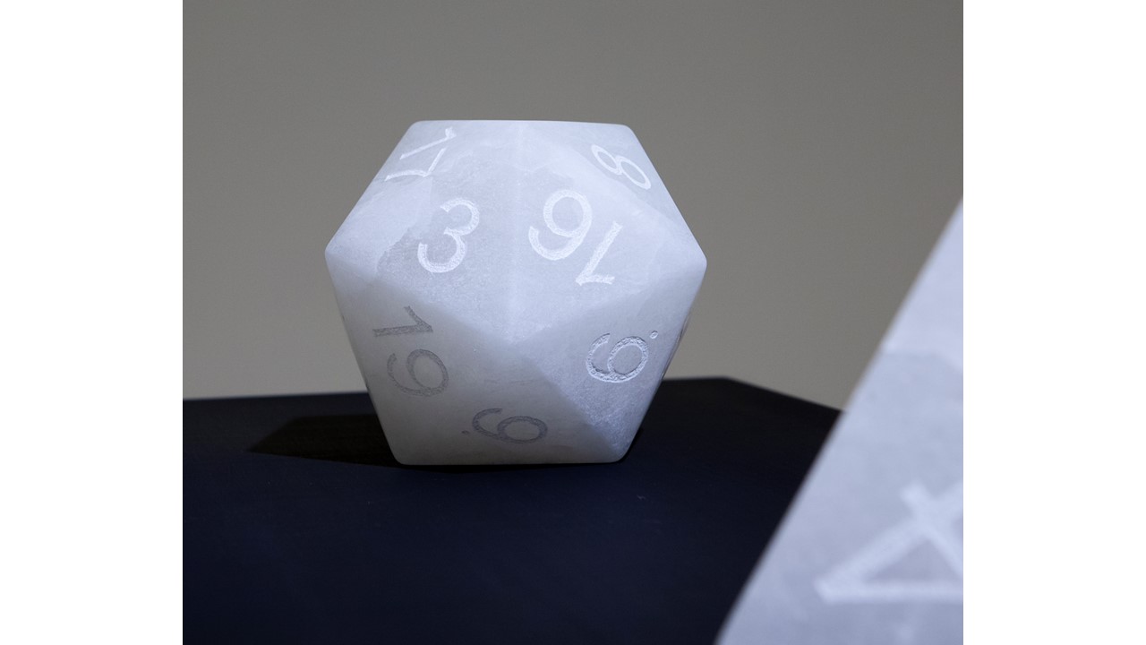 "The clouds (Icosahedron)", 2023.