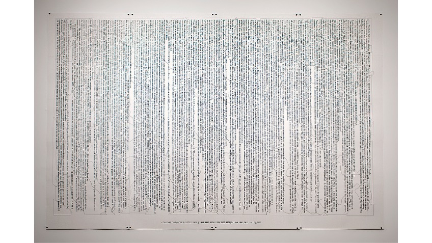 "A tale of two (other) cities", 2023. 130 x 204cm.