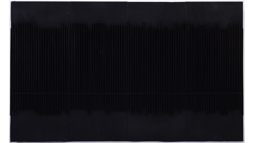 E. Asins. "Cuarteto prusiano KV 575", 1997
80 x 130 x 3 cm