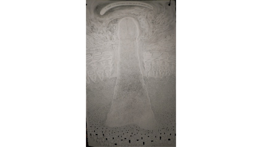 " God bigsize", 2020. 103 x 66 cm