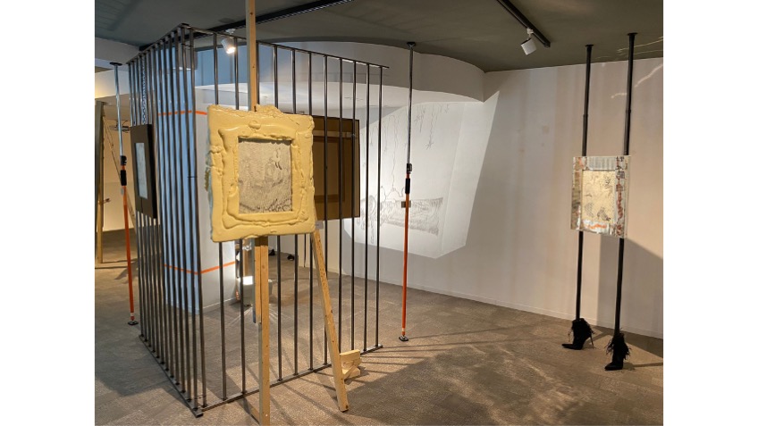 Installation view.