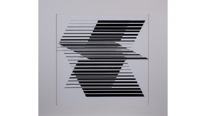 Ode Bertrand. "Plan II", 1987. 50 x 50 cm