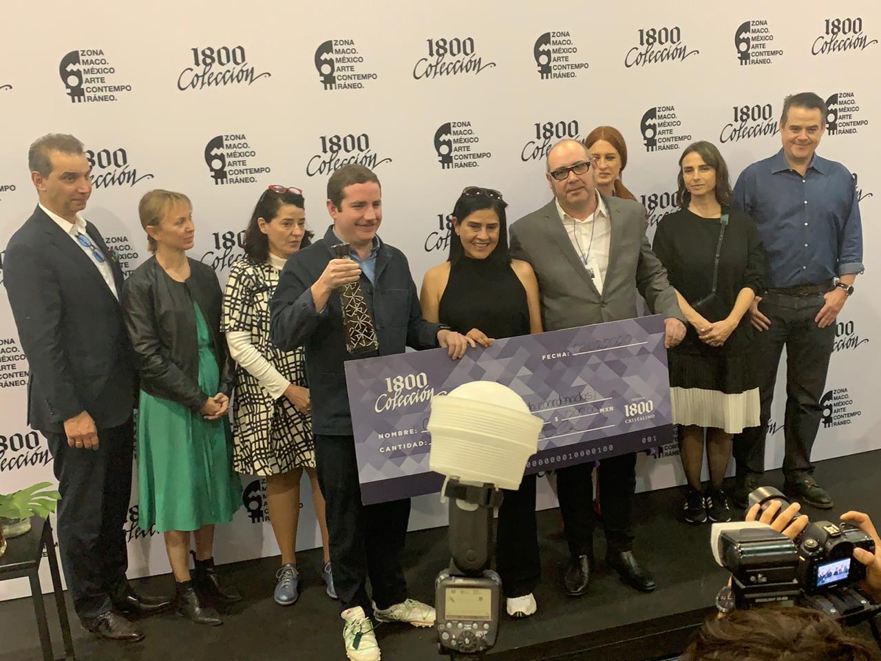 Gina Arizpe, ganadora del Primer Premio de la Colección 1800 - ZONA MACO 2020