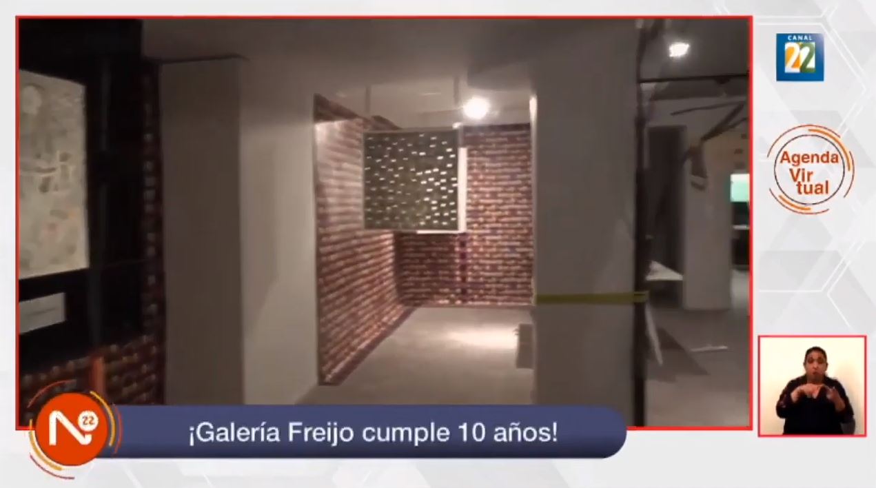 Freijo Gallery in Channel 22 Mexico