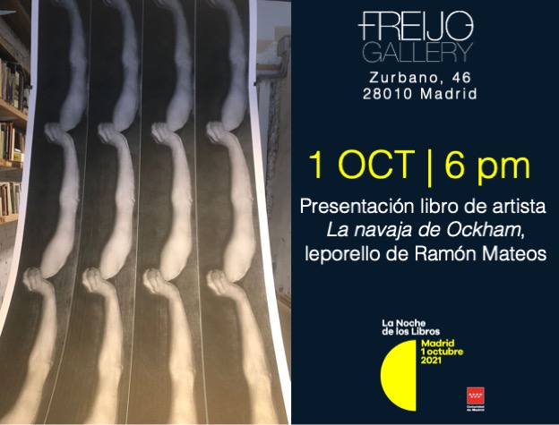 Book Night at Freijo Gallery | Presentation of the artist's book by Ramón Mateos