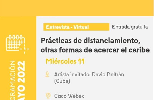 >Virtual interview with David Beltrán | MAY 11th