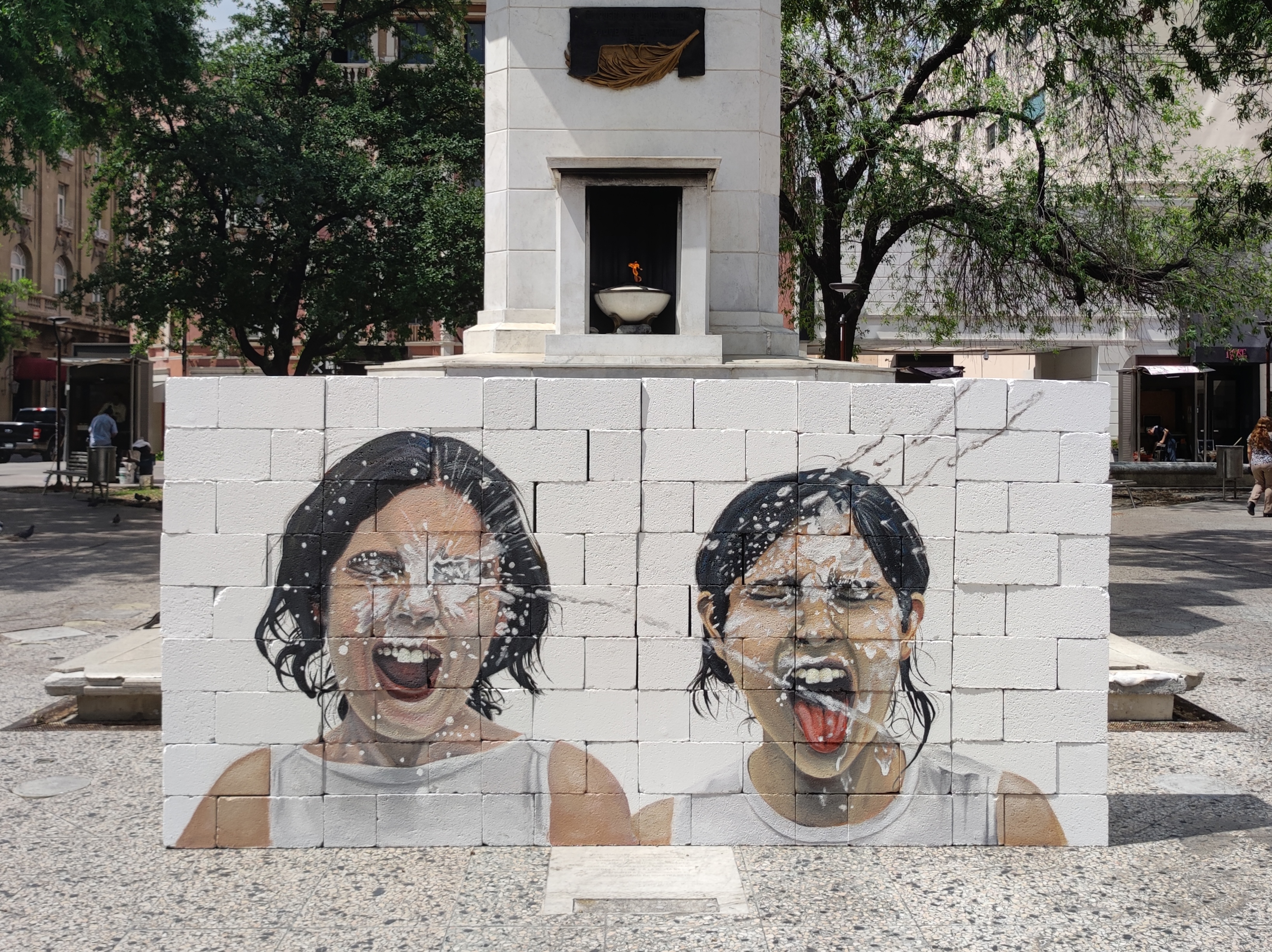 Opening of the exhibition of the marcelygina collective, composed by artists Marcela Quiroga and Gina Arizpe, at the Museo de Arte Contemporáneo de Monterrey.