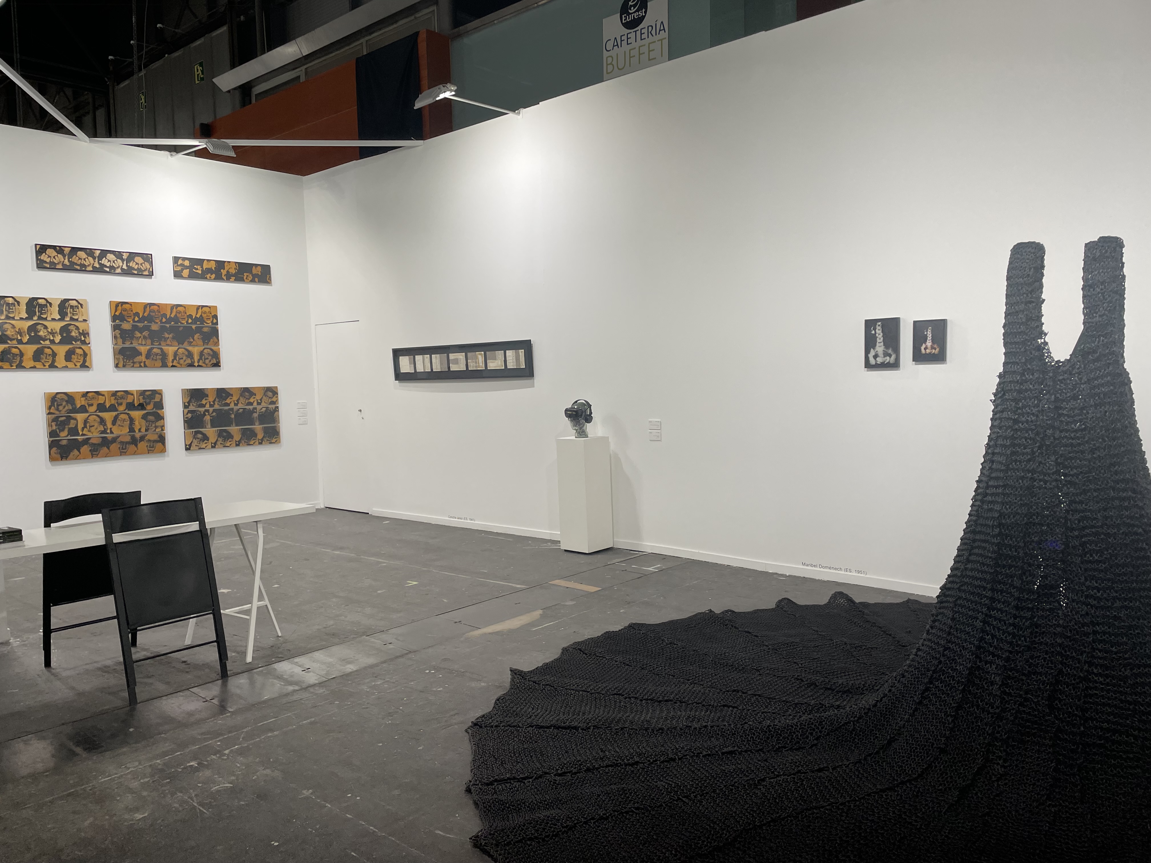 View of the booth of Freijo Gallery during ARCO 2023.