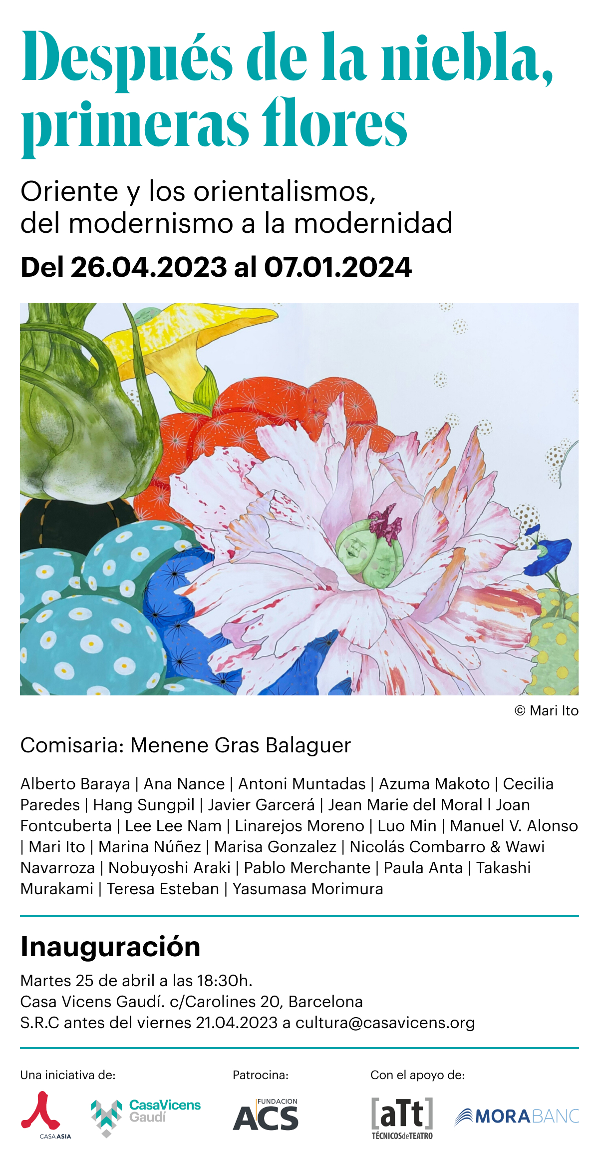Marisa González | Próxima exposición colectiva en Casa Vicens comisariada por Menene Gras Balaguer