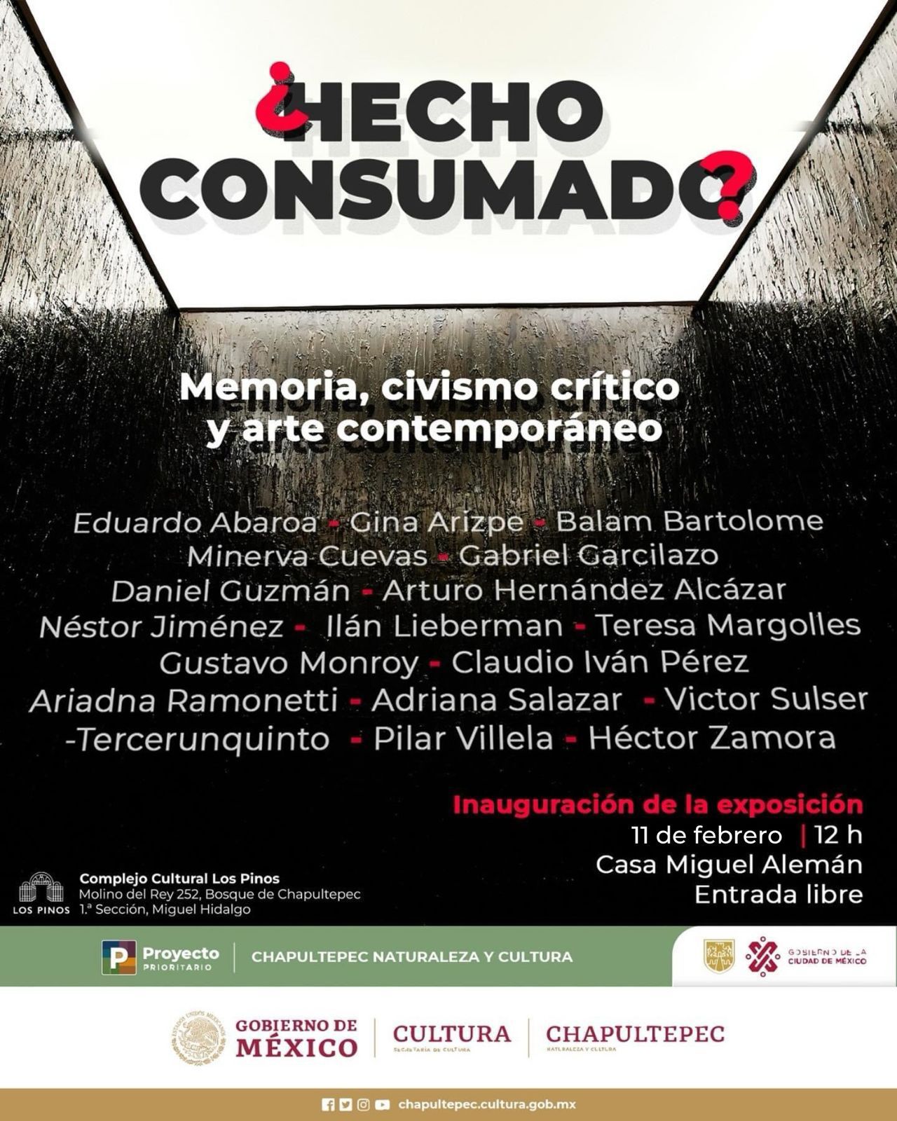 ¿Hecho consumado? Memoria, civismo crítico y arte contemporáneo.