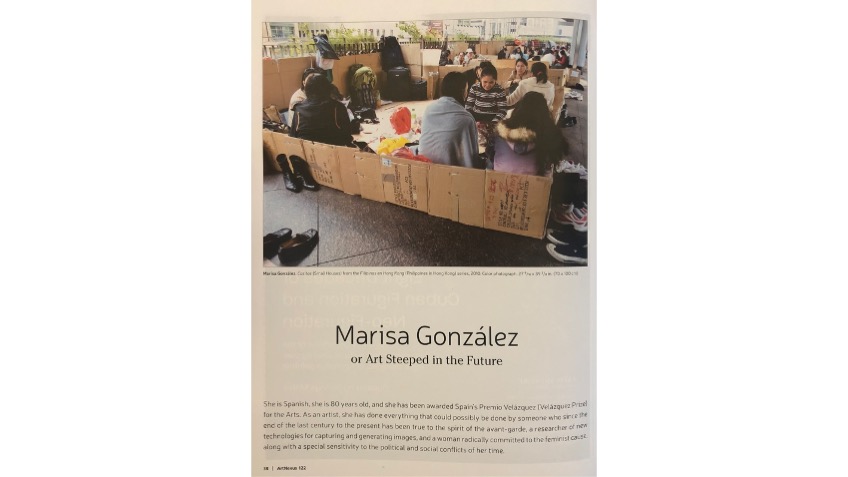 Carlos Jiménez sobre la trayectoria de Marisa González.